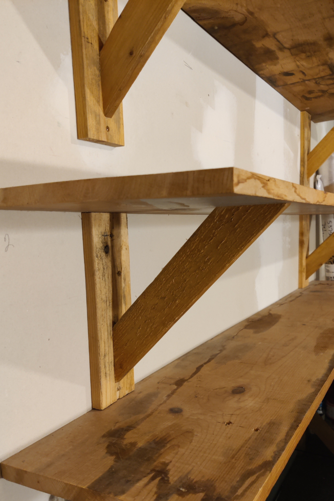 DIY Storage Shelves