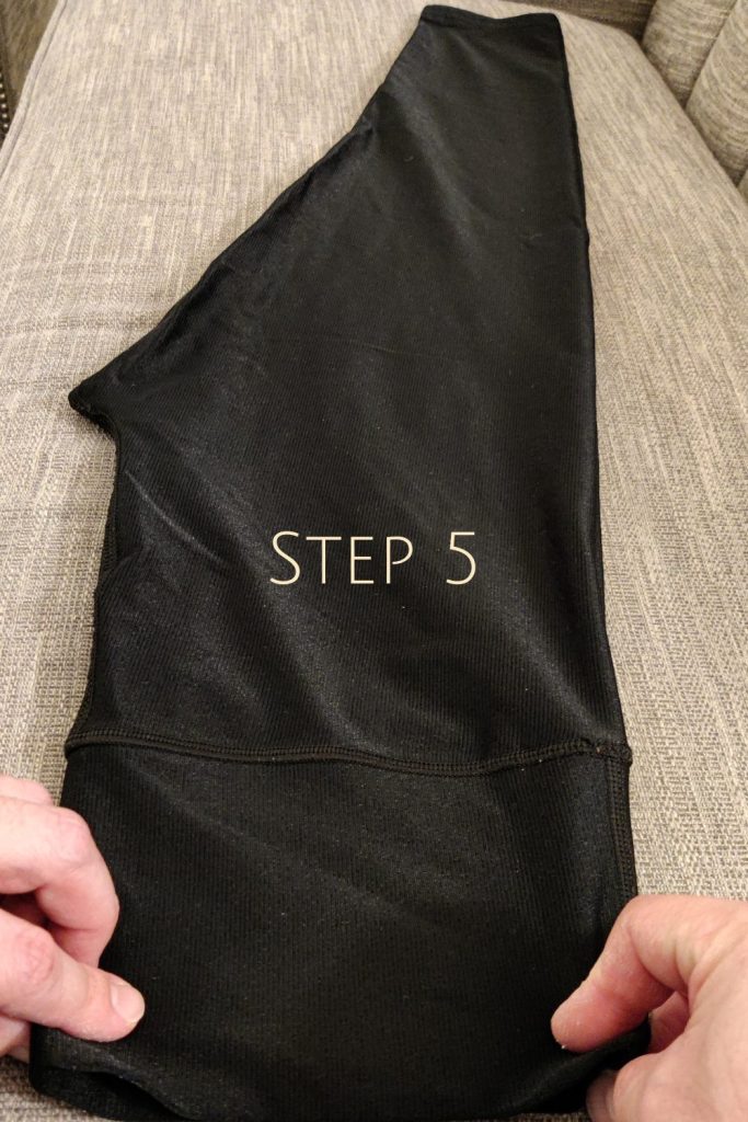 How To Fold Leggings: Step 5