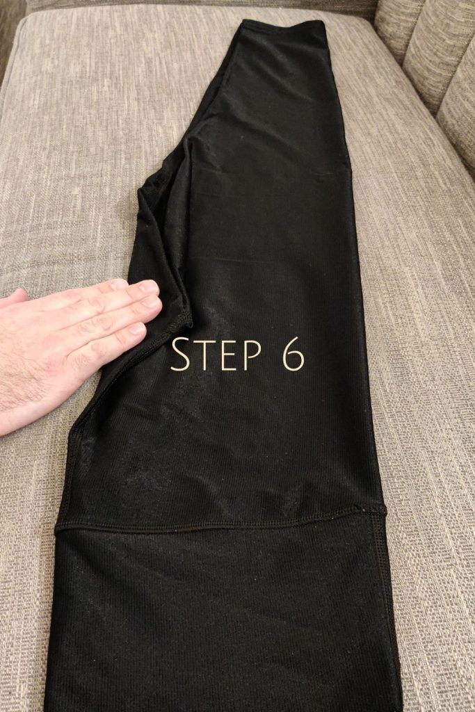 How To Fold Leggings: Step 6