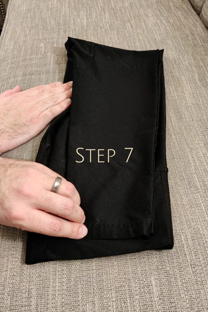 How To Fold Leggings: Step 7