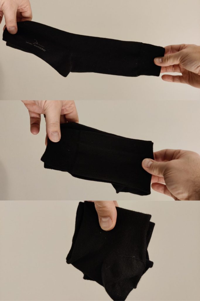 How To Fold Socks To Save Space - long