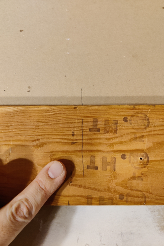 Making Simple Storage Shelves-Wall Mount Hole Positions