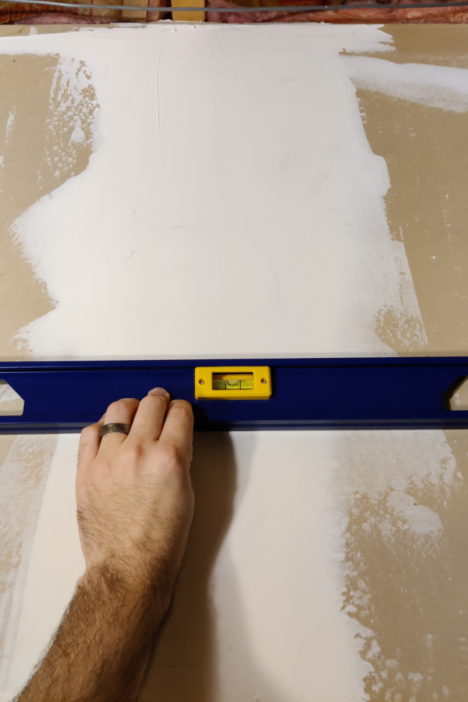 Making Simple Storage Shelves-Top Shelf Position