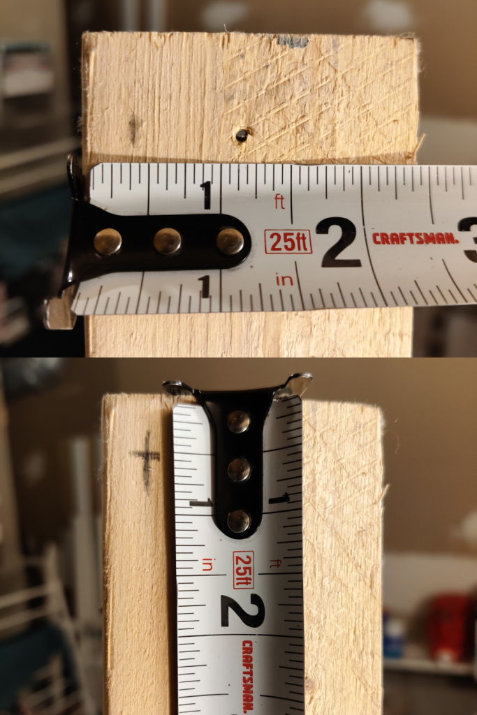 Making Simple Storage Shelves-Vertical Support Hole Positions