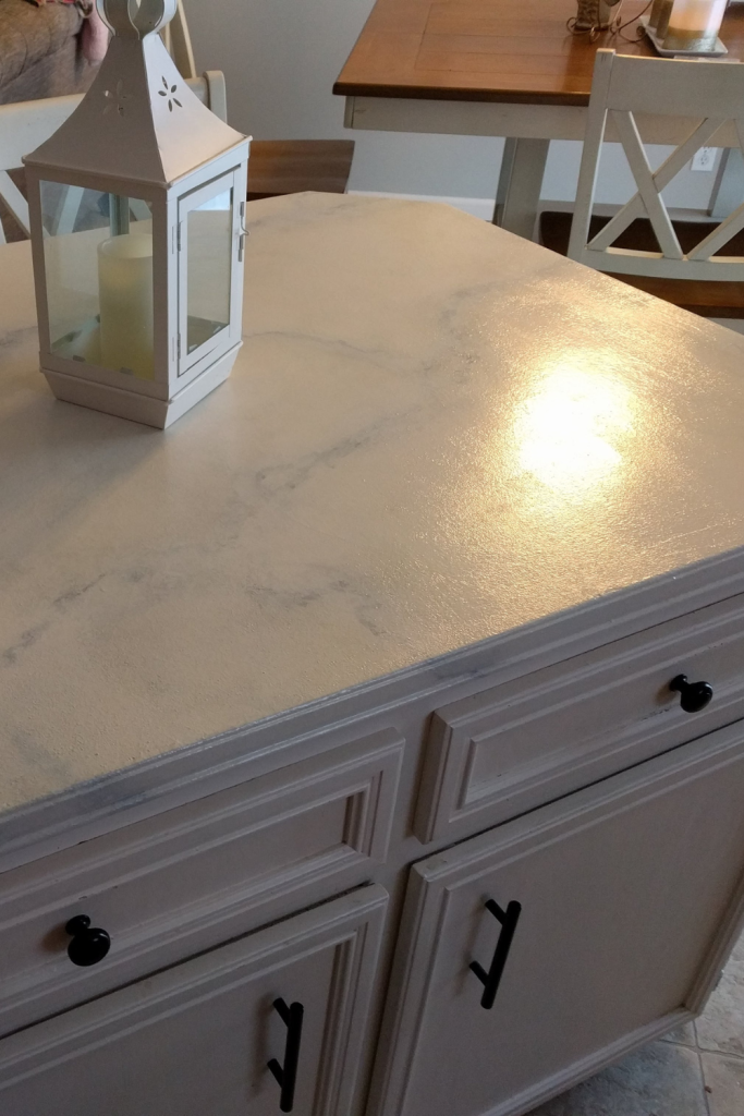 faux marble reflection