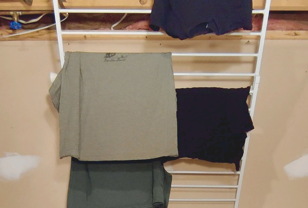 How To Make A Clothes Drying Rack Using A Baby Gate