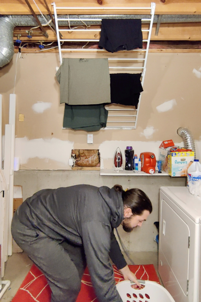 done with clothes drying rack