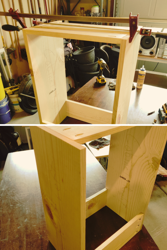 bed storage drawers assemble back