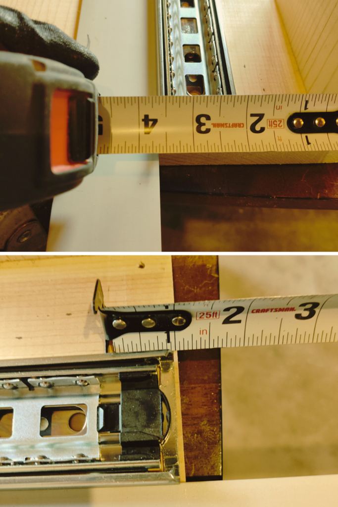 bed storage drawers attach slide back