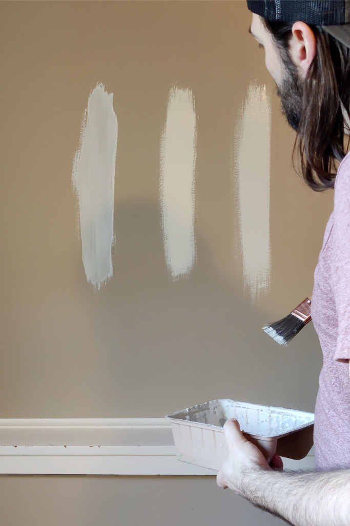 testing paint samples