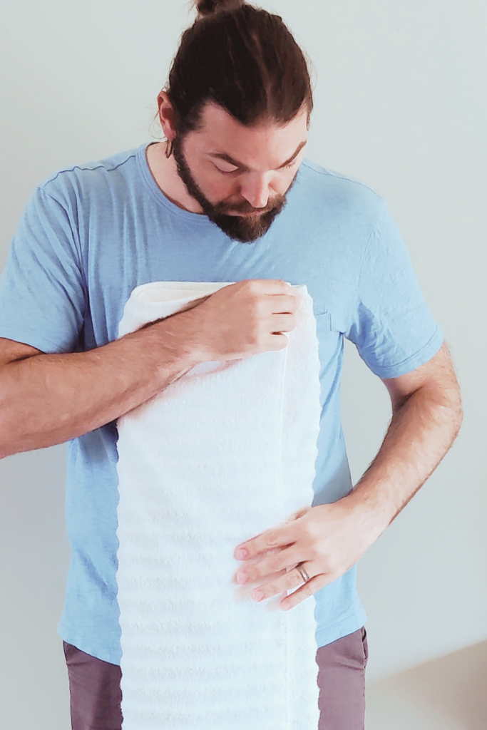 fold towels - 323 step 1 last 3rd