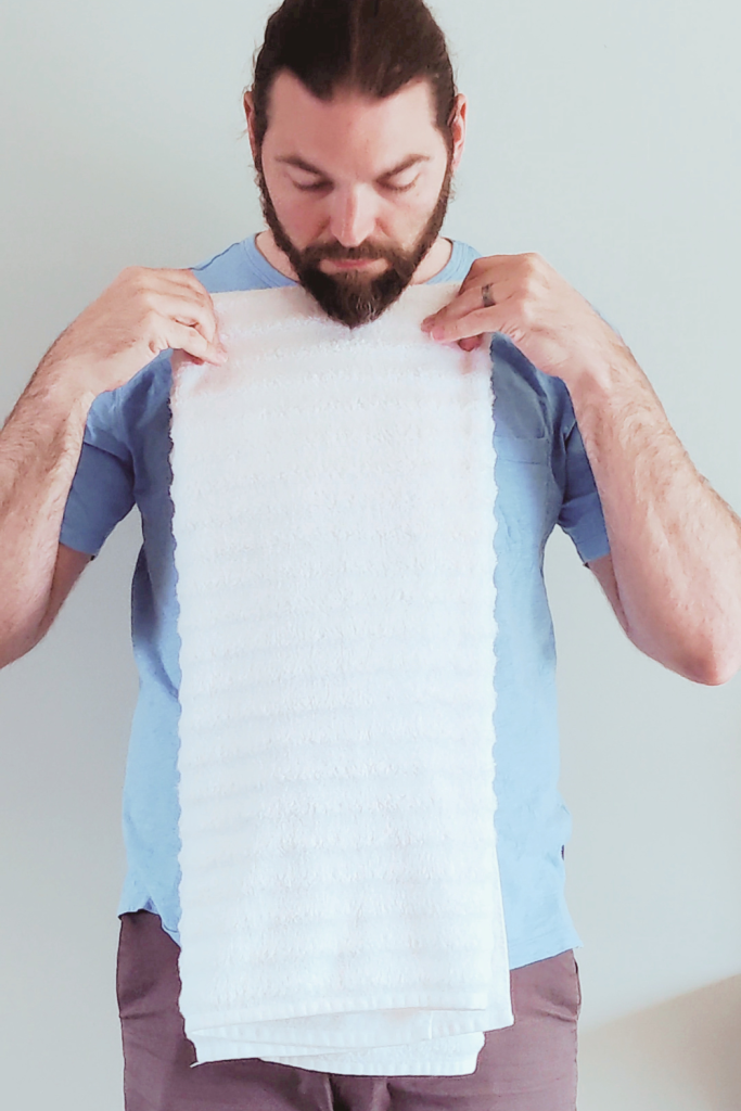 fold towels - 323 step 3 start