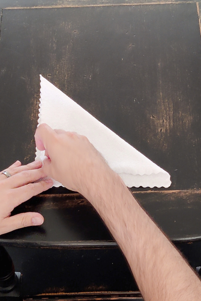 fold towels - swiss roll step 1 spike fold