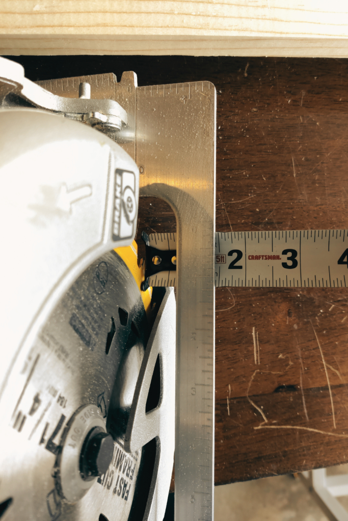 how to cut wood - base plate